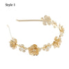 Retro Gold leaf wedding roman bride greek women hair accessories bride