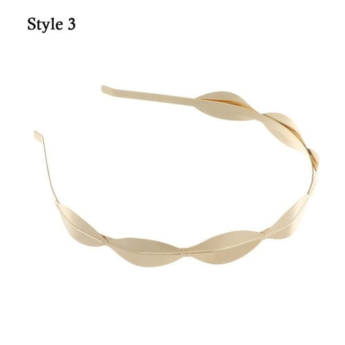 Retro Gold leaf wedding roman bride greek women hair accessories bride