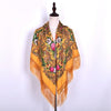 Fringed Shawls Traditional Floral