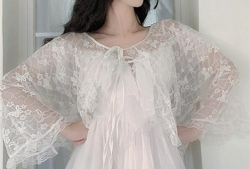 Sannian Actual Photo Of Long Sling Dress With Lace Sunscreen In Soft