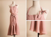 Pink Rose Cotton Linen Apron