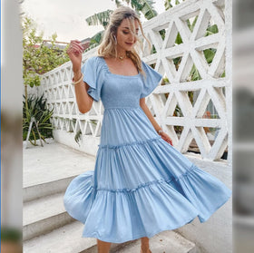 Ocean Blue Long Dress
