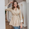 Causal Khaki Trench Coat