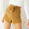 High Waist Tassel Shorts