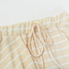 Knitted Striped High Waist Shorts