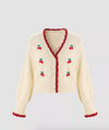 Cottagecore Clothing Outfit Cardigan Sweater  Cherry Sweet Cute 