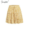 Sunshine Bohemian Ruffled Skirt