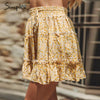 Sunshine Bohemian Ruffled Skirt