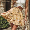 Sunshine Bohemian Ruffled Skirt