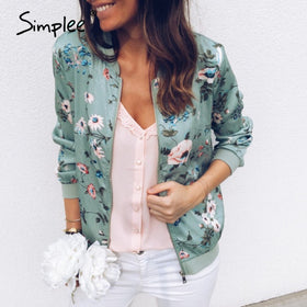 Casual Floral Jacket