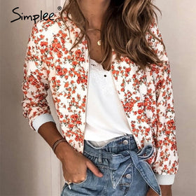 Casual Floral Jacket