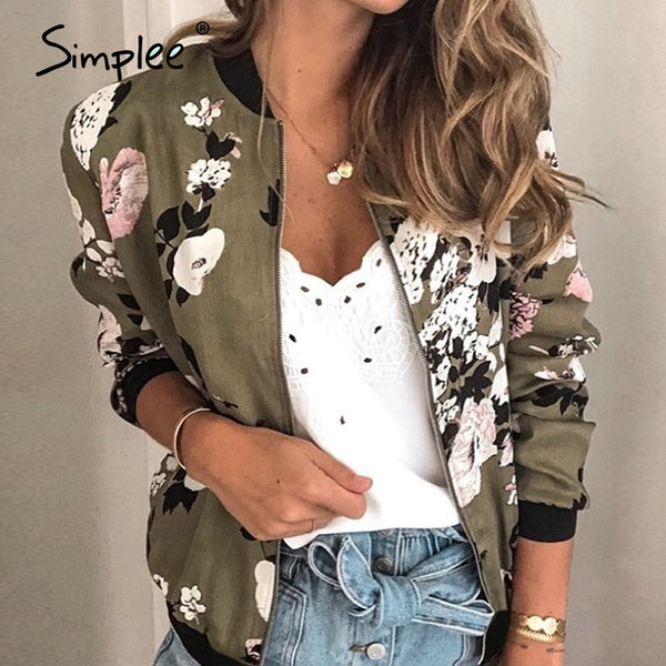 Casual Floral Jacket