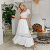 Lace Long Ruffled Skirt