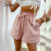 Elastic Waist Drawstring Shorts