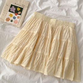 Skirts Women Mini Folds A LINE Harajuku Mujer School Girls Sexy Cute