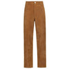 Streetwear High Waist Corduroy Brown Pants