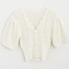 Summer Casual Knitwear Sweater Puff Sleeve 2021 New Hollow Out Crochet