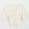 Summer Casual Knitwear Sweater Puff Sleeve 2021 New Hollow Out Crochet