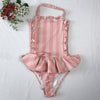 Girls Princess Swimwear Pink Striped