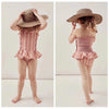 Girls Princess Swimwear Pink Striped