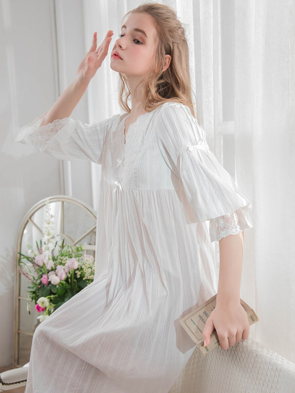 Cottagecore Clothing outfit nightgown fashion  sleepwear vintage