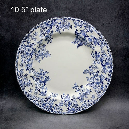 Pretty Blue Pastrol Dinnerwear