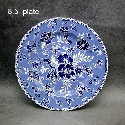 Pretty Blue Pastrol Dinnerwear