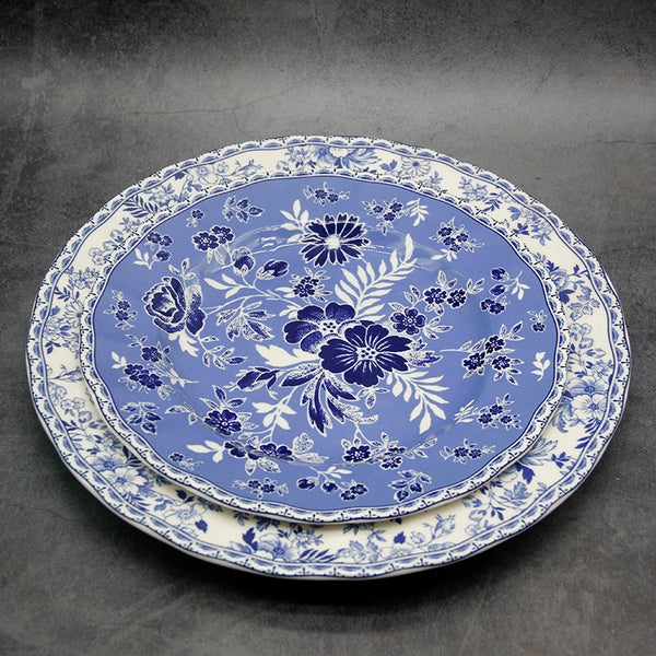 Pretty Blue Pastrol Dinnerwear