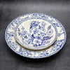 The Blue And White Dinner Set Elegant English Style Dinner Ware