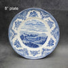 The Blue Britain Castles  Dinner Set European Style Dinner Ware