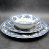 The Blue Britain Castles  Dinner Set European Style Dinner Ware