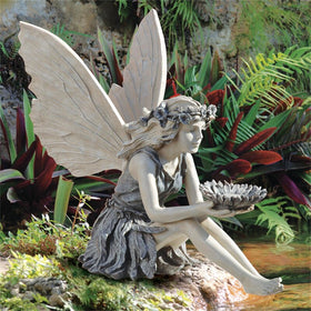 The Sunflower Fairy Statue Beautiful Sculpture Realistic Figure