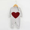 Heart Baby Knitted Romper