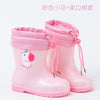 ULKNN Hot Sale Children's Rain Shoes Girl's Cartoon Anti slip Kid's