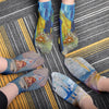 Van Gogh Sunflower Printed Art Socks Unisex Retro Famous Painting