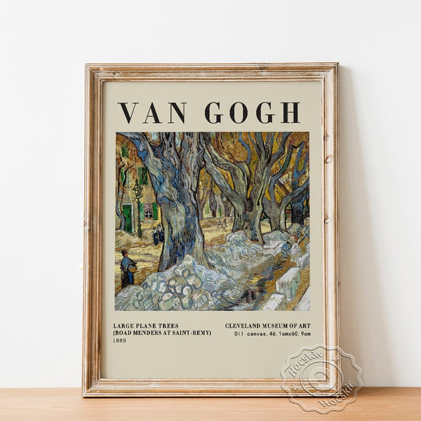 Vincent Van Gogh Exhibition Poster, Almond Blossoms Art Prints, The