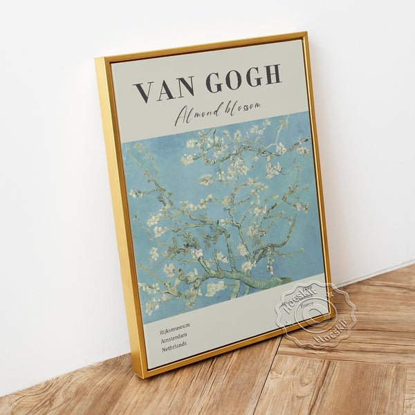 Vincent Van Gogh Exhibition Poster, Almond Blossoms Art Prints, The