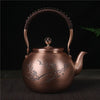 Vitality spring 1600ml antique pure copper teapot health pot boiling