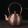 Vitality spring 1600ml antique pure copper teapot health pot boiling