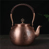 Vitality spring 1600ml antique pure copper teapot health pot boiling