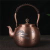 Vitality spring 1600ml antique pure copper teapot health pot boiling