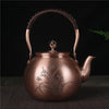 Vitality spring 1600ml antique pure copper teapot health pot boiling