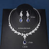 WEIMANJINGDIAN Brand Blue Teardrop and Marquise Cut Cubic Zirconia CZ