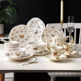 Butterfly Afternoon Tea and Dinner Set