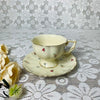 White Gold Teapot Bone China Coffee Cup Saucer Set 220ml Ceramic Mug