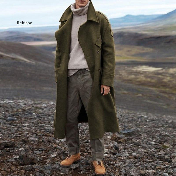 cottagecore men's fashion out clothes trench coat 