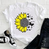 Feather Bird Short Sleeve Printing Spring Fashion Lady