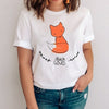 Women Graphic Mujer Camisetas Clothing Printing Fox Cartoon Animal