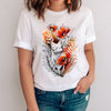 Women Graphic Mujer Camisetas Clothing Printing Fox Cartoon Animal