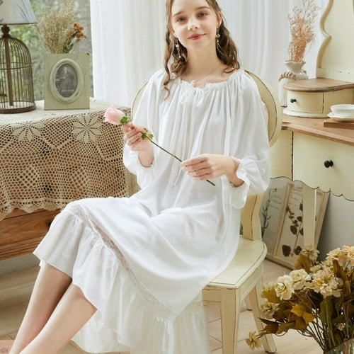 Soft Pink Rose Nightgown